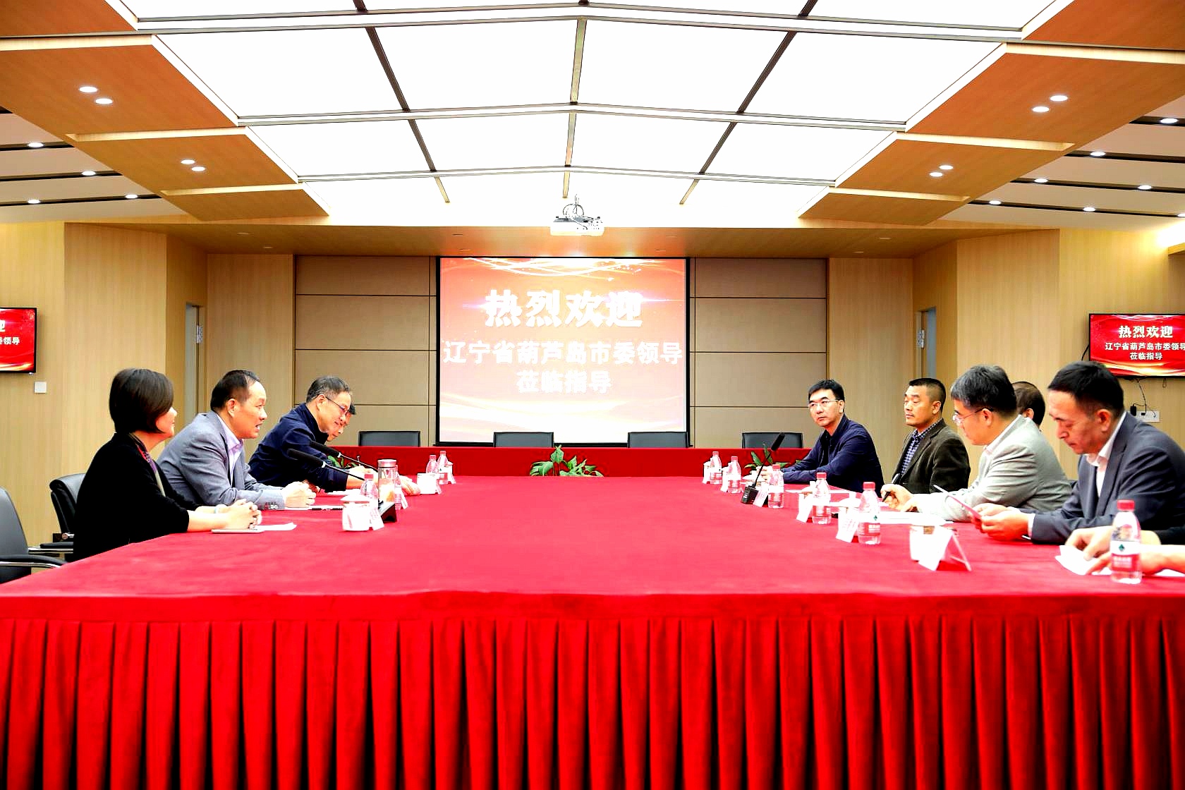 遼寧省葫蘆島市委領導蒞臨集團 調(diào)研民營經(jīng)濟統(tǒng)戰(zhàn)工作